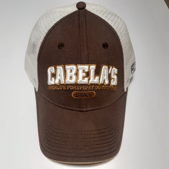 Cabela's mesh back velcro strap adjustable hat/cap - Picture 1 of 8